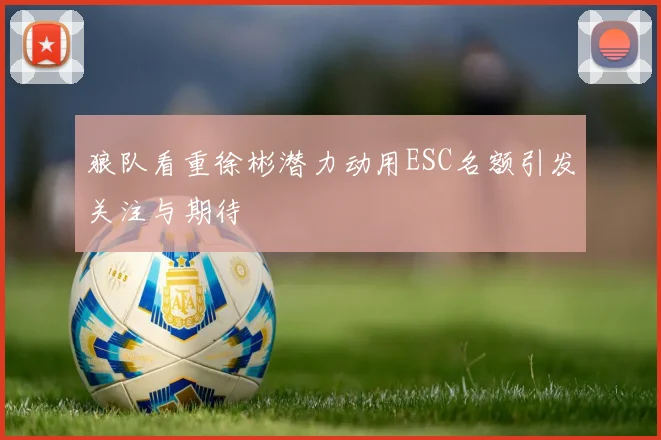 狼队看重徐彬潜力动用ESC名额引发关注与期待
